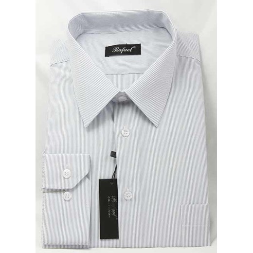 Koszula biała w paski 54 182/188 dł. klasyczna krzysztof bialy klasyczny