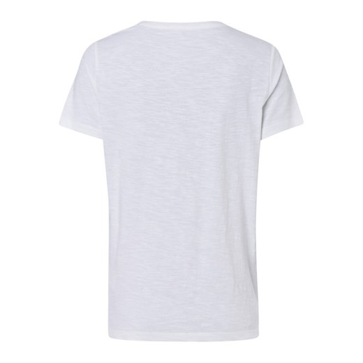 Bawełniany T-shirt z haftowanym motywem 11103658 Season Favourite Biały 34 Olsen 34 eOlsen okazja