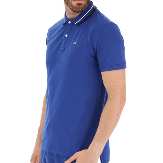 T-shirt męski Tommy Hilfiger z elastanu bez wzorów 