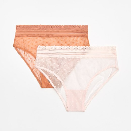 Cropp - 2 pack koronkowych fig - Cropp S wyprzedaż Cropp