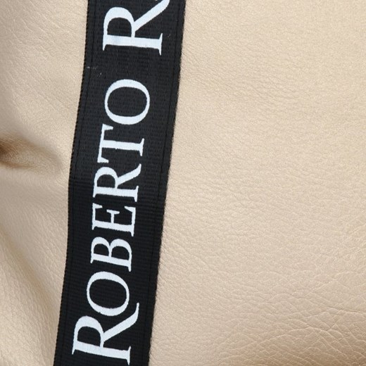 Shopper bag Roberto Ricci z kolorowym paskiem 
