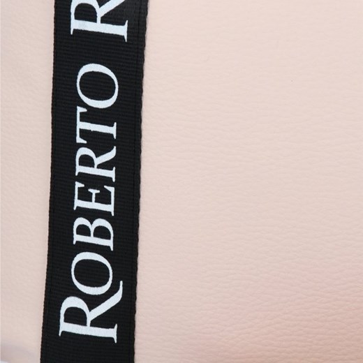 Shopper bag Roberto Ricci z kolorowym paskiem 