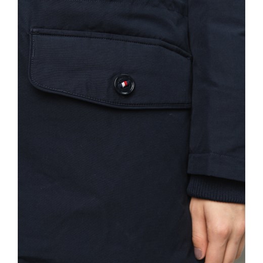 Parka damska Tommy Hilfiger bez wzorów