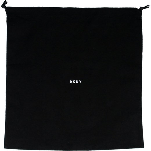 Listonoszka DKNY skórzana bez dodatków matowa średnia na ramię 