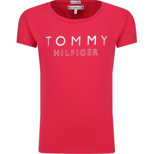 Bluzka dziewczęca Tommy Hilfiger różowa 