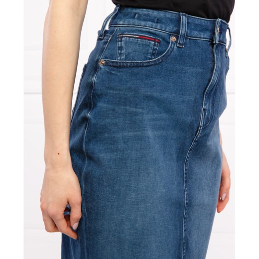 Spódnica Tommy Jeans mini casual bez wzorów 