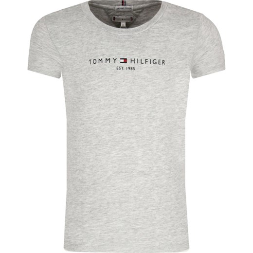 T-shirt chłopięce Tommy Hilfiger z napisem z krótkim rękawem 