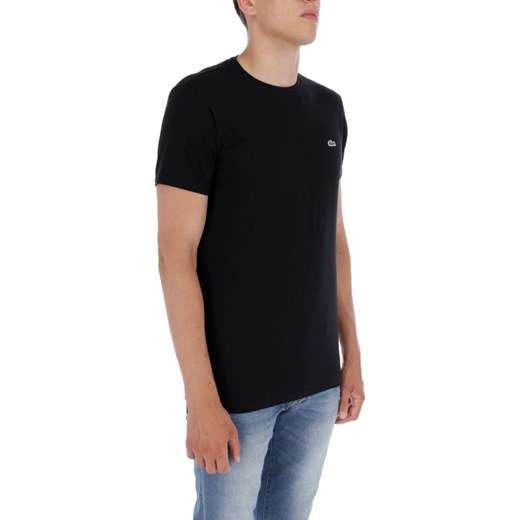T-shirt męski Lacoste bez wzorów z krótkim rękawem casual 