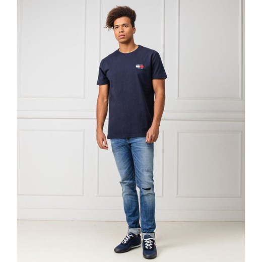 T-shirt męski Tommy Jeans bez wzorów 