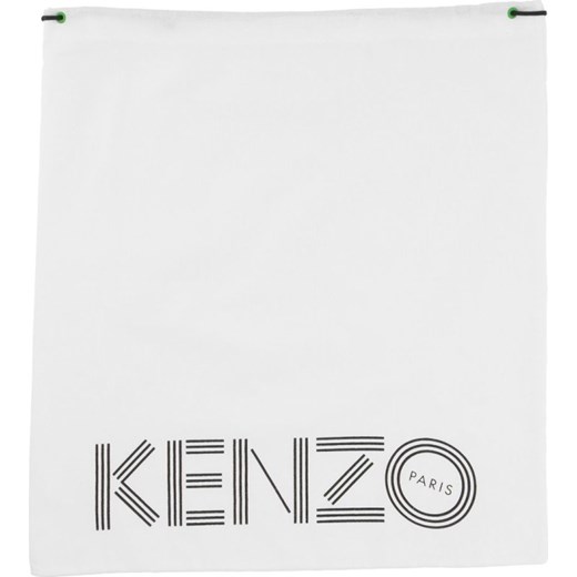 Shopper bag Kenzo średniej wielkości bez dodatków lakierowana na ramię 