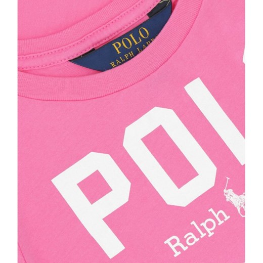 Bluzka dziewczęca Polo Ralph Lauren letnia z krótkim rękawem 
