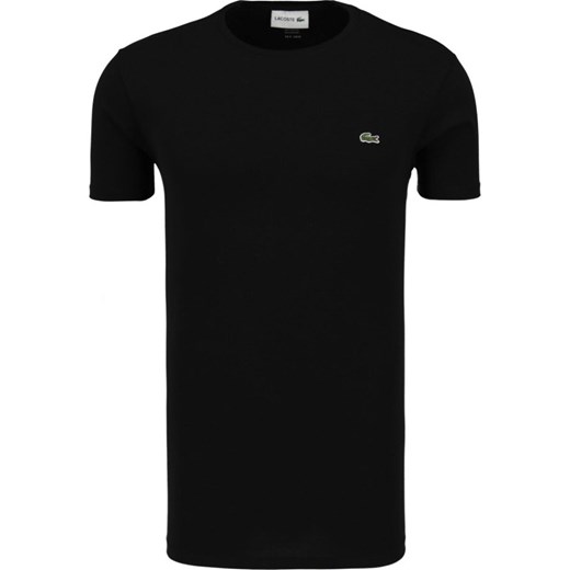 T-shirt męski Lacoste z krótkim rękawem bez wzorów casual 
