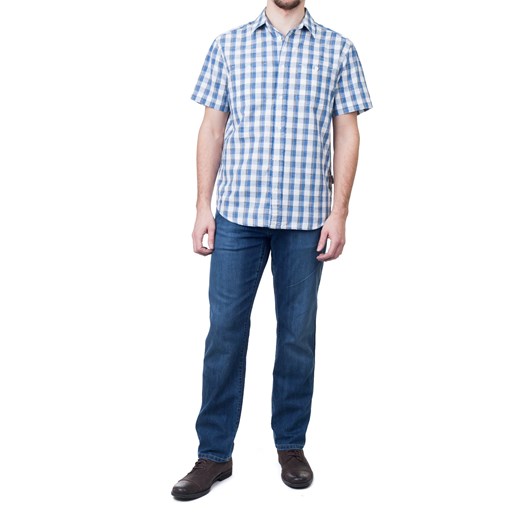 Koszula Wrangler® Two Pocket Shirt "Wrangler Blue" be-jeans niebieski abstrakcyjne wzory