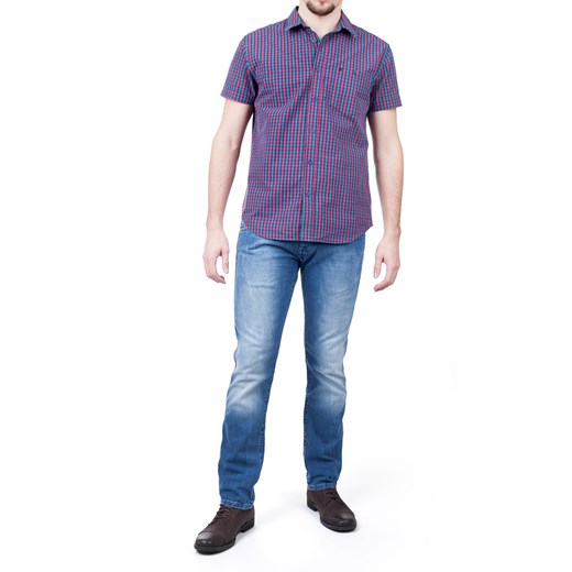 Koszula Wrangler® One Pocket Shirt "Colonial Blue" be-jeans fioletowy abstrakcyjne wzory