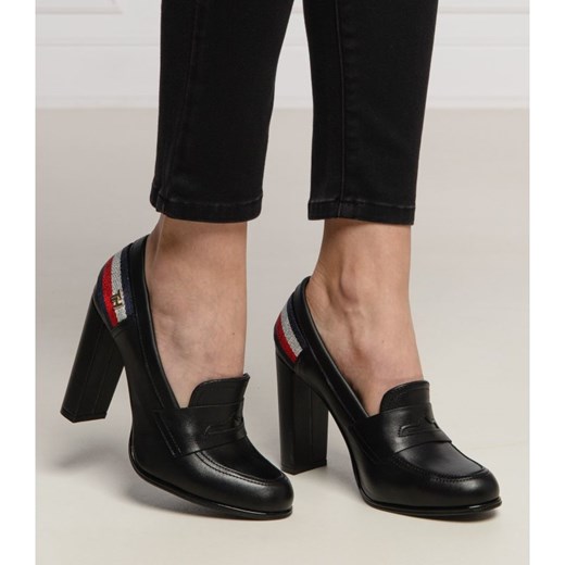 Czółenka Tommy Hilfiger skórzane