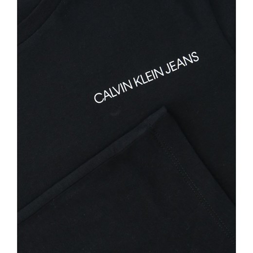T-shirt chłopięce Calvin Klein z krótkim rękawem jeansowy 