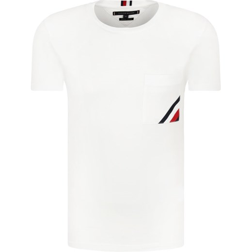 T-shirt męski Tommy Hilfiger bez wzorów z krótkim rękawem 