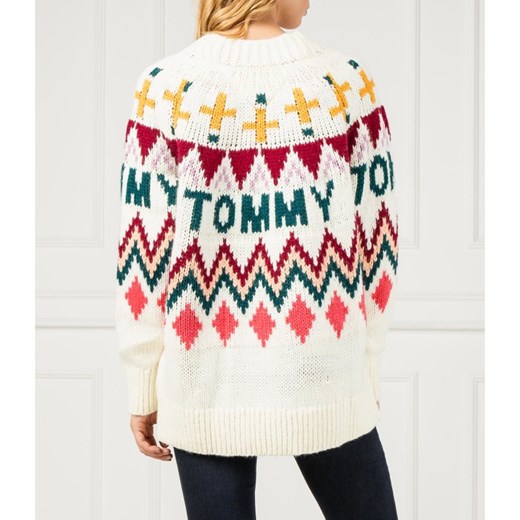 Sweter damski Tommy Jeans z okrągłym dekoltem 