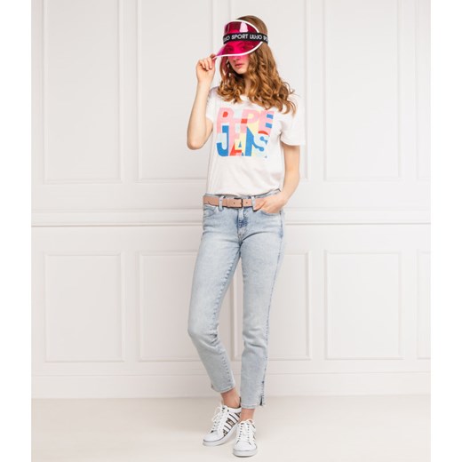 Bluzka damska Pepe Jeans w stylu młodzieżowym 