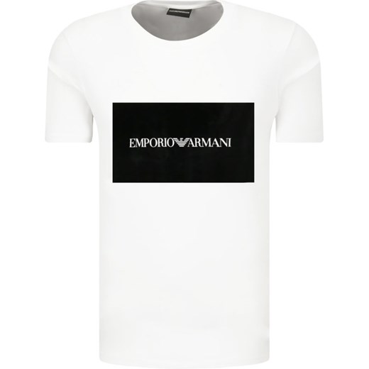 T-shirt męski Emporio Armani z napisami 
