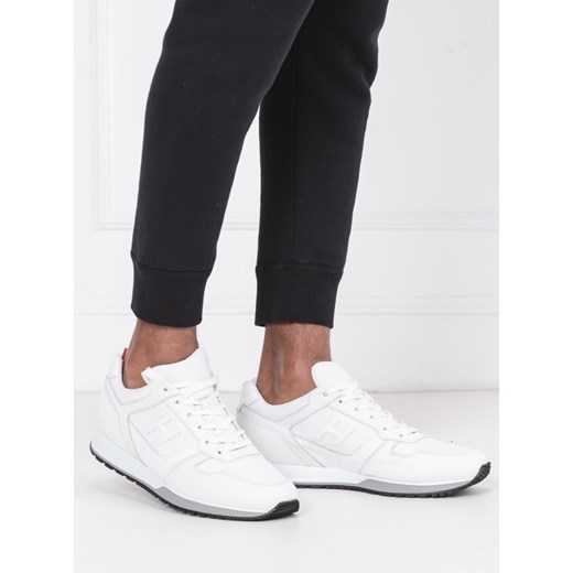Buty sportowe męskie białe Hogan skórzane sznurowane 
