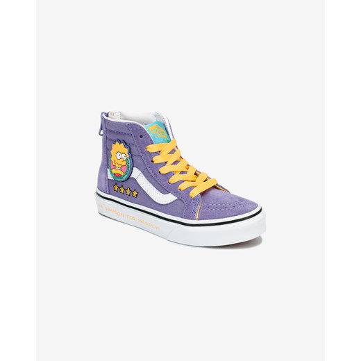 Vans The Simpsons Sk8-Hi Lisa 4 Tenisówki dziecięce Fioletowy Vans 27 BIBLOO