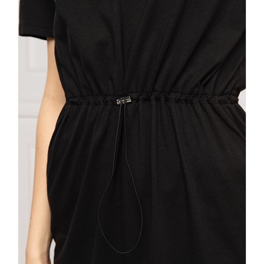 Sukienka DKNY z krótkim rękawem czarna mini 