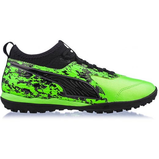 Buty piłkarskie turfy One 19.3 TT Puma (green/black) Puma 44 1/2 promocja SPORT-SHOP.pl