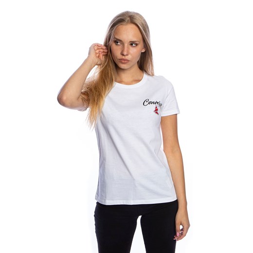 Koszulka damska Converse Hangin Out Classic T-shirt biała Converse XS bludshop.com okazyjna cena