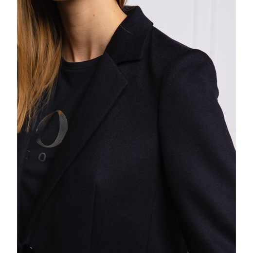 Boss Wełniany płaszcz z Canati4 | z dodatkiem kaszmiru 40 Gomez Fashion Store
