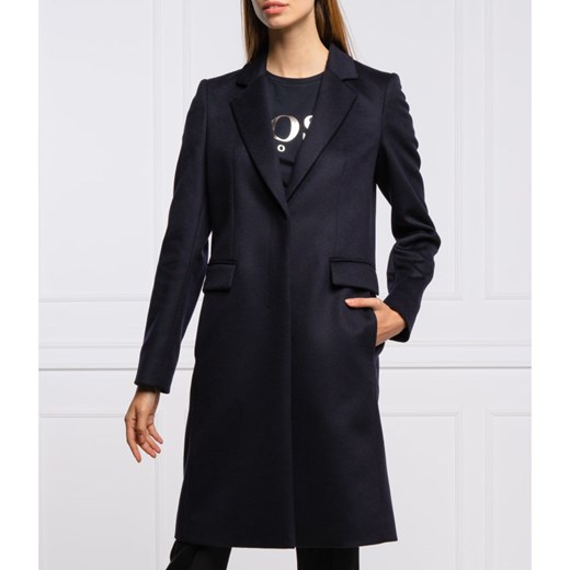 Boss Wełniany płaszcz z Canati4 | z dodatkiem kaszmiru 34 Gomez Fashion Store