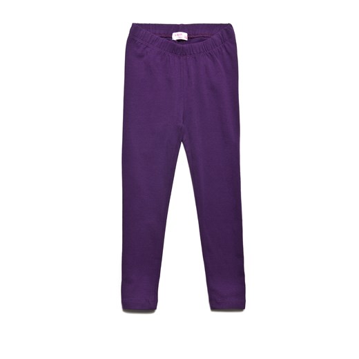 Spodnie Dziewczęce 4M2613 5-10-15 fioletowy bawełniane