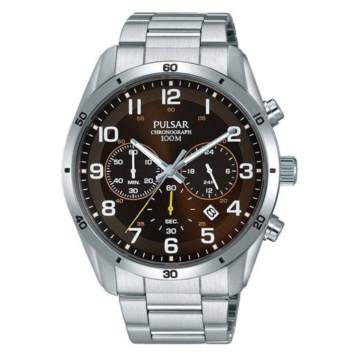 Zegarek Pulsar męski chronograf PT3843X1 Pulsar uniwersalny promocyjna cena zegaryzegarki.pl