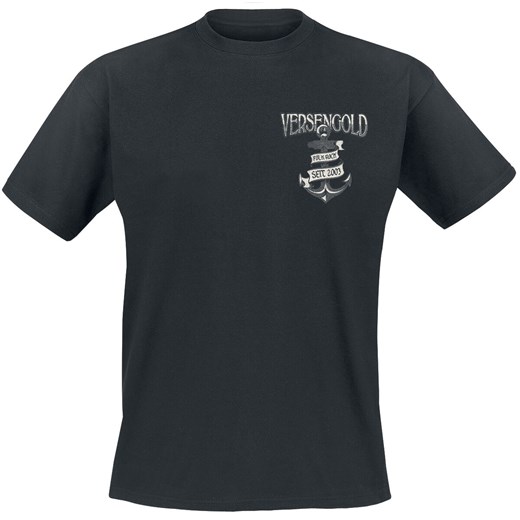 Versengold - Anker - T-Shirt - czarny S EMP