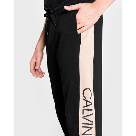 Calvin Klein Spodnie do spania Czarny Beżowy Calvin Klein XL promocyjna cena BIBLOO