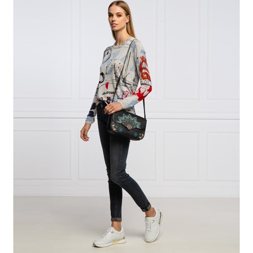 Sweter damski Desigual z okrągłym dekoltem