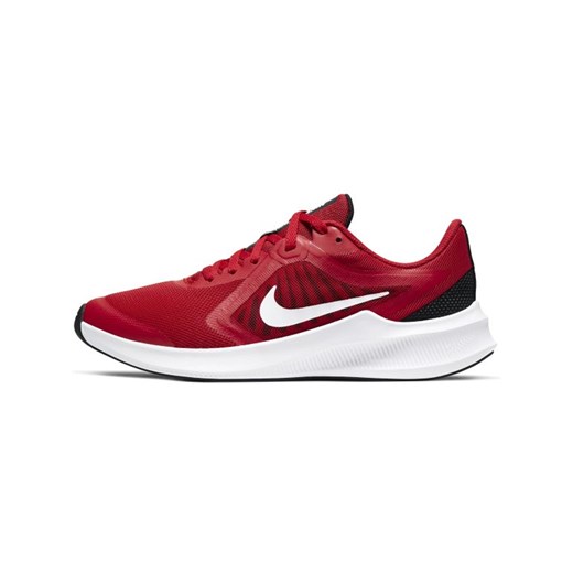 Buty sportowe dziecięce czerwone Nike wiązane 