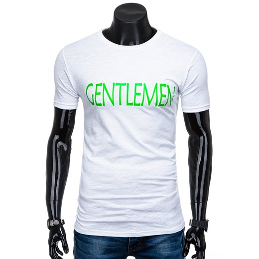 T-shirt męski biały Edoti.com 