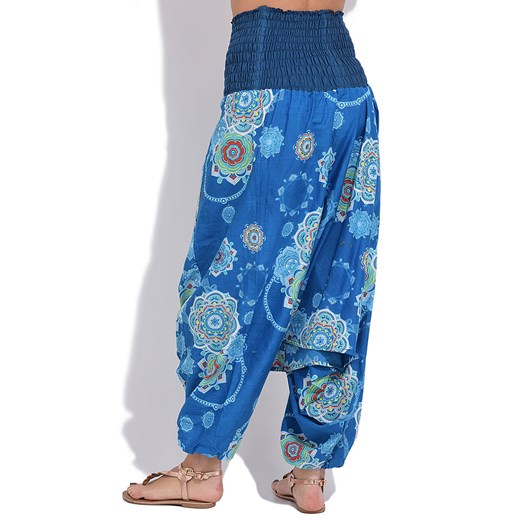 Spodnie damskie Namaste boho z bawełny 