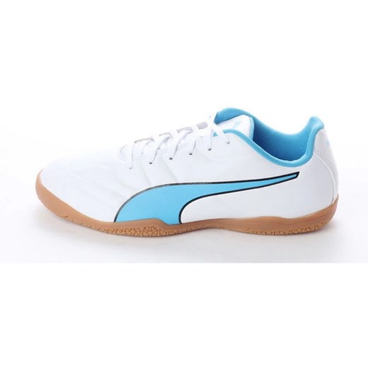 Buty piłkarskie halowe Classico C II Sala Junior Puma (white/blue/black) Puma 37 SPORT-SHOP.pl wyprzedaż