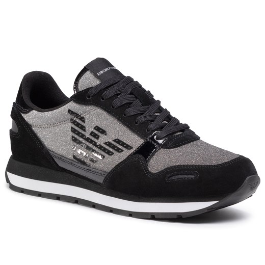 Sneakersy EMPORIO ARMANI - X3X058 XM510 N109 Black/Black/Blk/Blac 40 eobuwie.pl