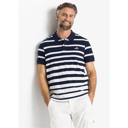 Shirt polo w paski | bonprix Bonprix 56/58 (XL) bonprix