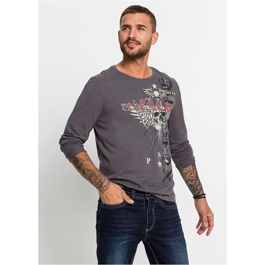 Shirt z długim rękawem Slim Fit | bonprix Bonprix 52/54 (L) bonprix