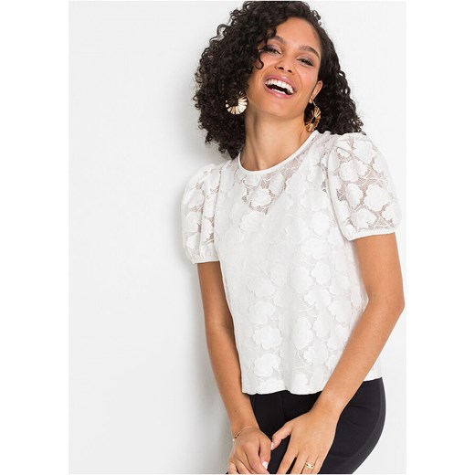 Shirt koronkowy | bonprix Bonprix 32/34 bonprix