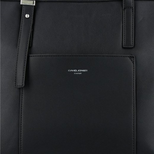 Shopper bag David Jones na ramię w stylu glamour duża