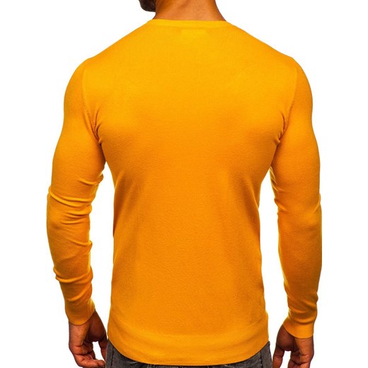 Żółty sweter męski Denley YY01 2XL promocja Denley