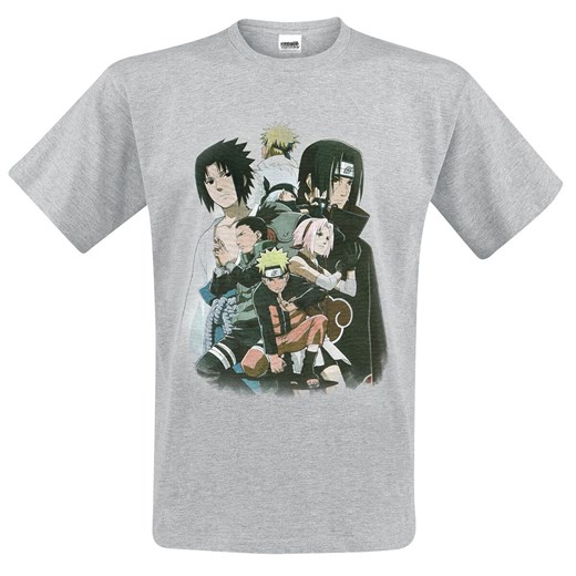 Naruto - Shippuden - Group - T-Shirt - szary XXL EMP