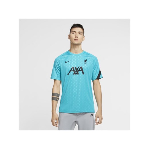 Męska przedmeczowa koszulka piłkarska z krótkim rękawem Liverpool FC - Niebieski Nike M Nike poland