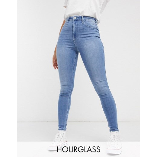 Hollister – Hourglass – Niebieskie jeansy o obcisłym kroju Hollister 11R Asos Poland