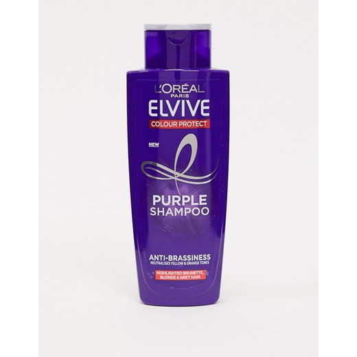 L'Oreal – Elvive – Colour Protect – Fioletowy szampon 200 ml-Brak koloru L'oreal Elvive No Size Asos Poland